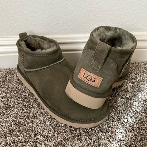Green Ultra Mini Ugg Boots